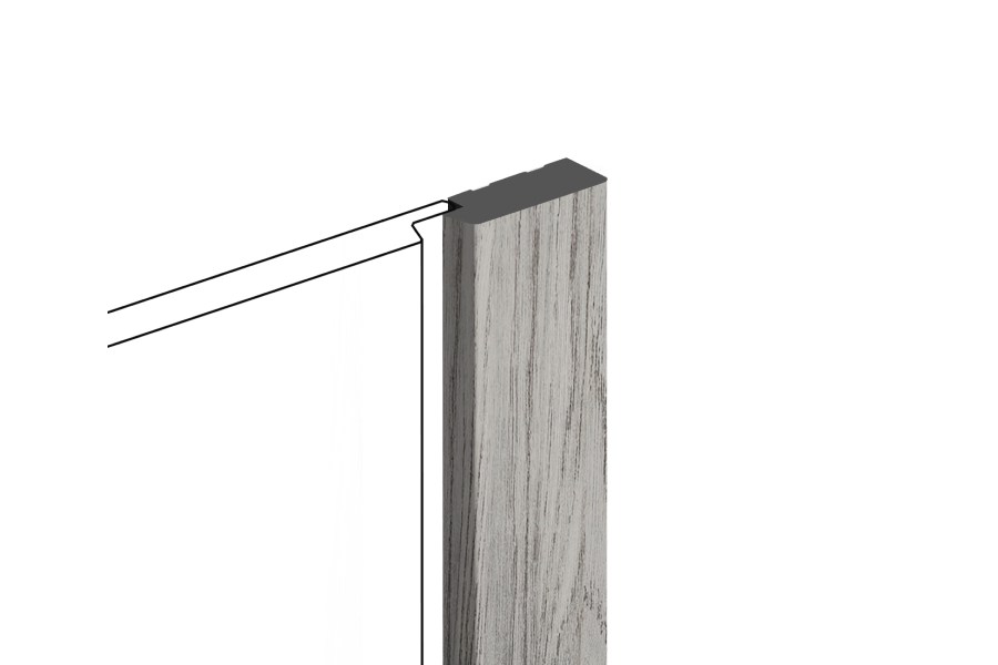 Финишный молдинг Hiwood LF124B GR24 2700×31×12