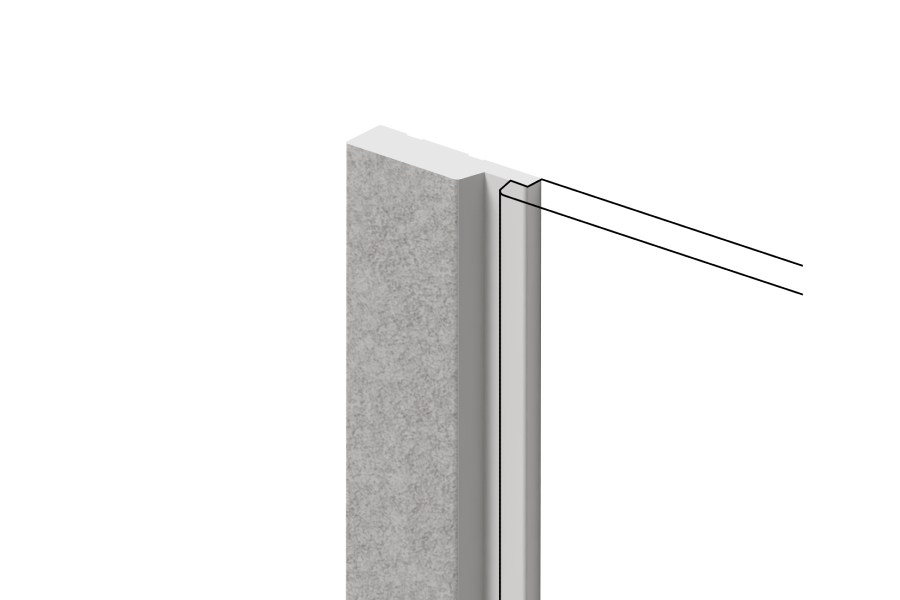 Финишный молдинг Hiwood LF124A GR5 2700×42×12