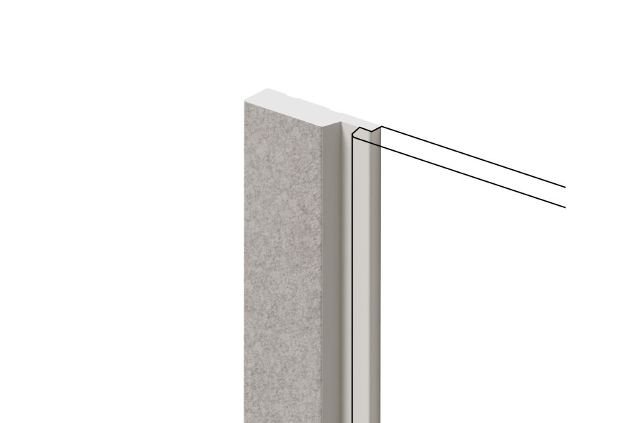 Финишный молдинг Hiwood LF124A MP5 2700×42×12