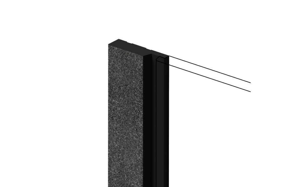 Финишный молдинг Hiwood LF124A S387K 2700×42×12