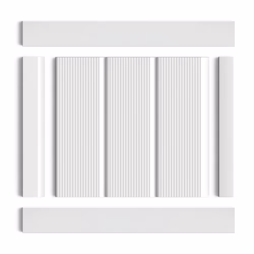 Стеновая панель из полистирола под покраску Hiwood LV127L NP 2700×120×12