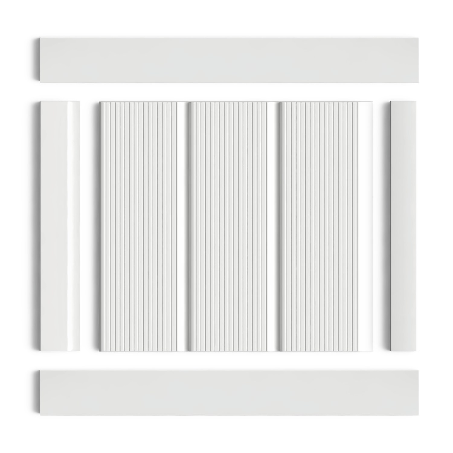 Стеновая панель из полистирола под покраску Hiwood LV127L NP 2700×120×12