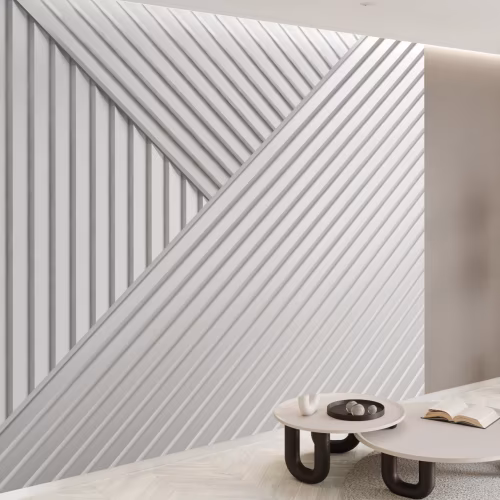 Стеновая панель из полистирола под покраску Hiwood LV141 NP 2700×116×17,5