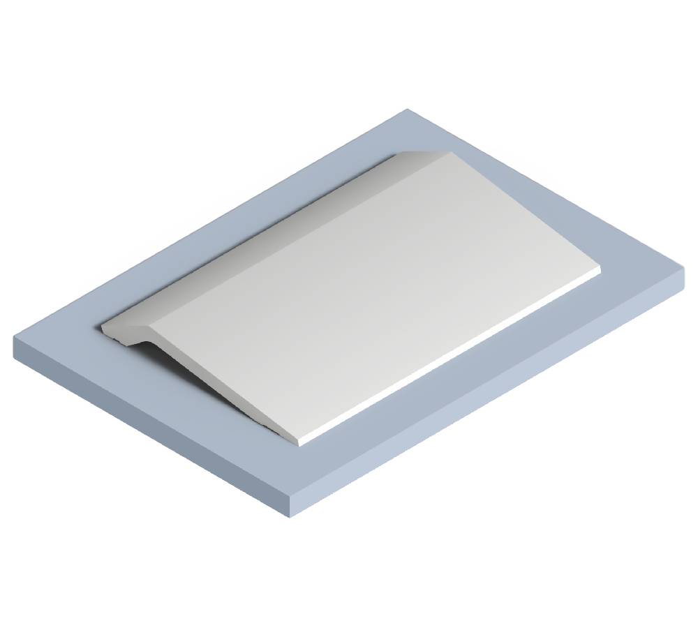 Стеновая панель из полистирола под покраску Hiwood LV141 NP 2700×116×17,5