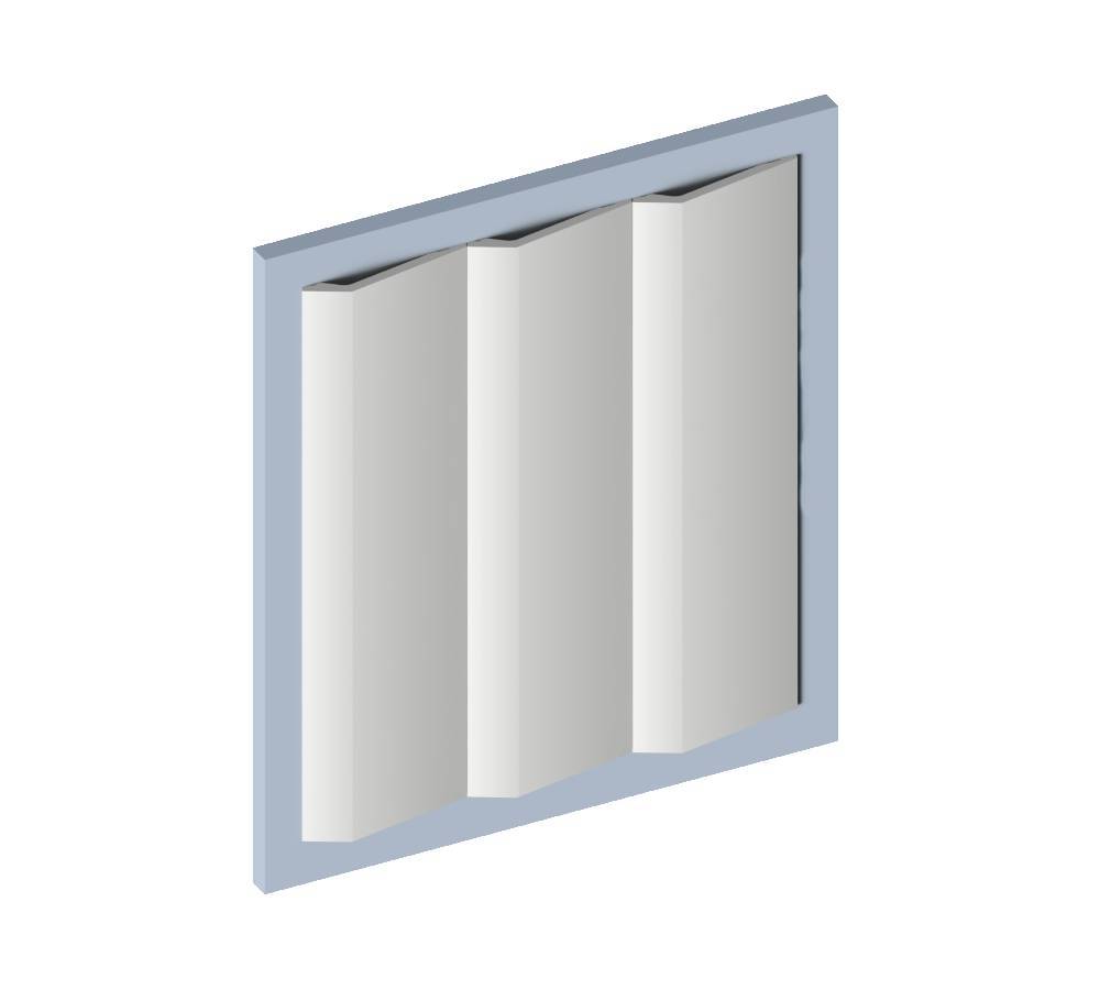 Стеновая панель из полистирола под покраску Hiwood LV141 NP 2700×116×17,5