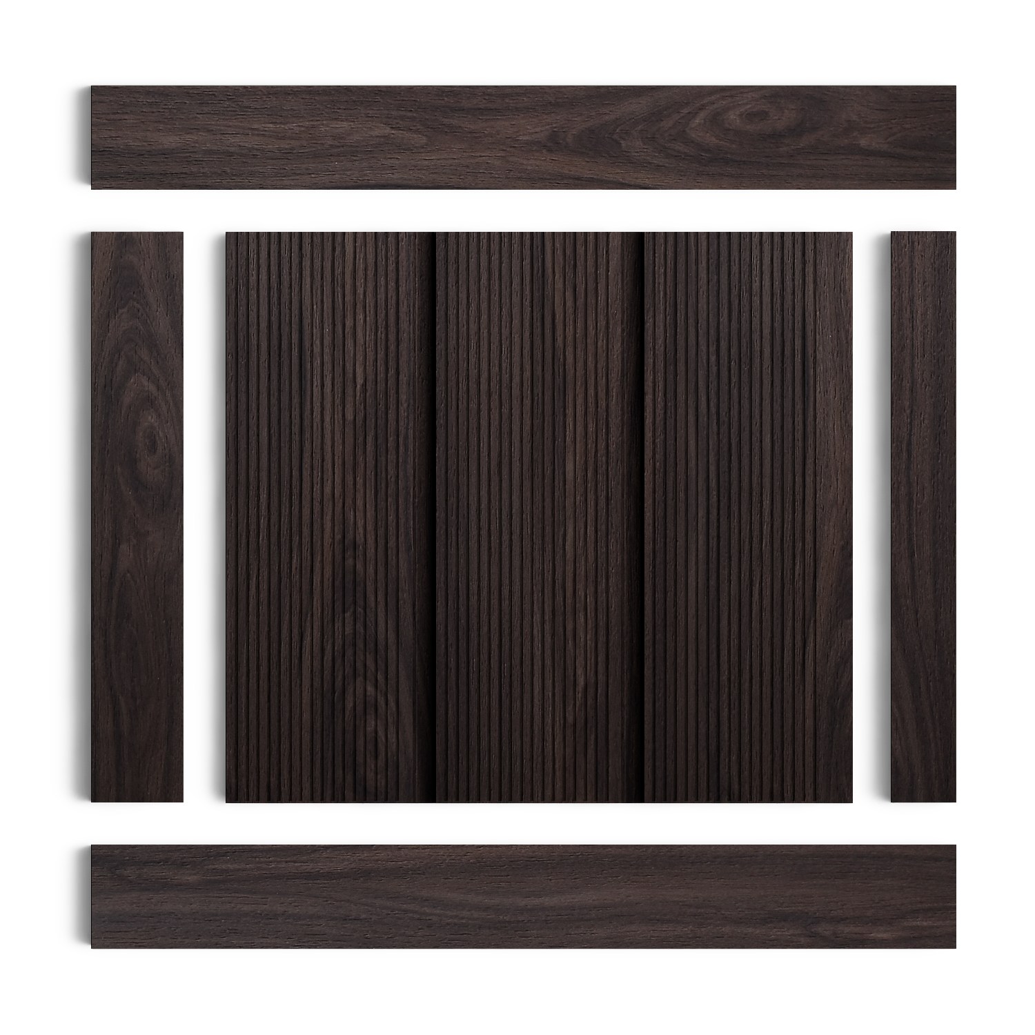 Стеновая панель из полистирола Hiwood LV127L BR395 2700×120×12