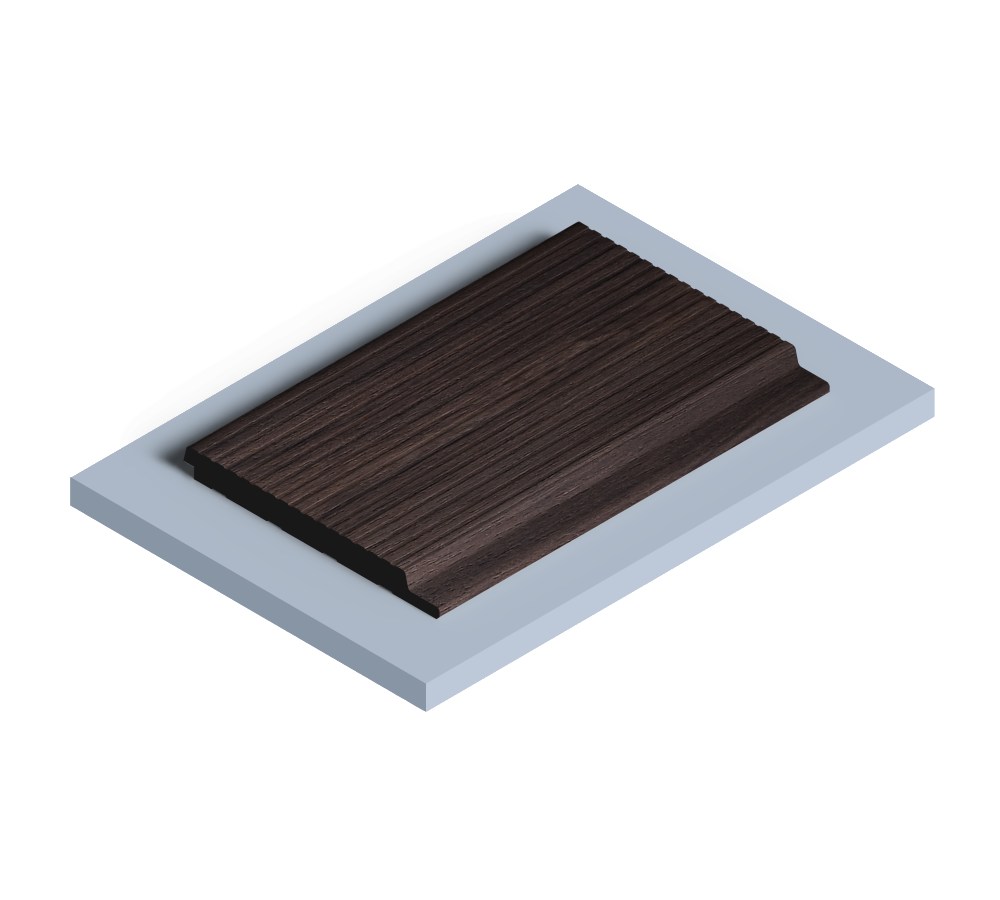 Стеновая панель из полистирола Hiwood LV127L BR395 2700×120×12