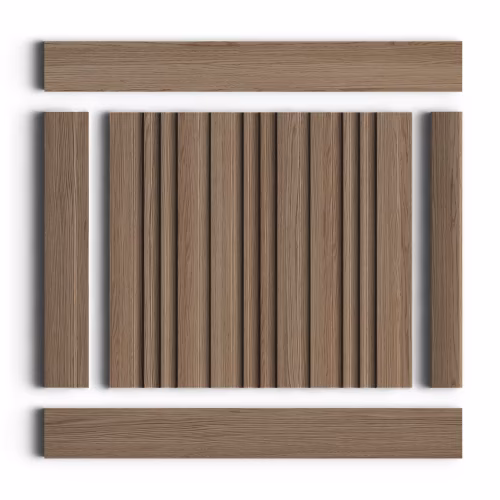 Стеновая панель из полистирола Hiwood LV121 BR417 2700×120×12