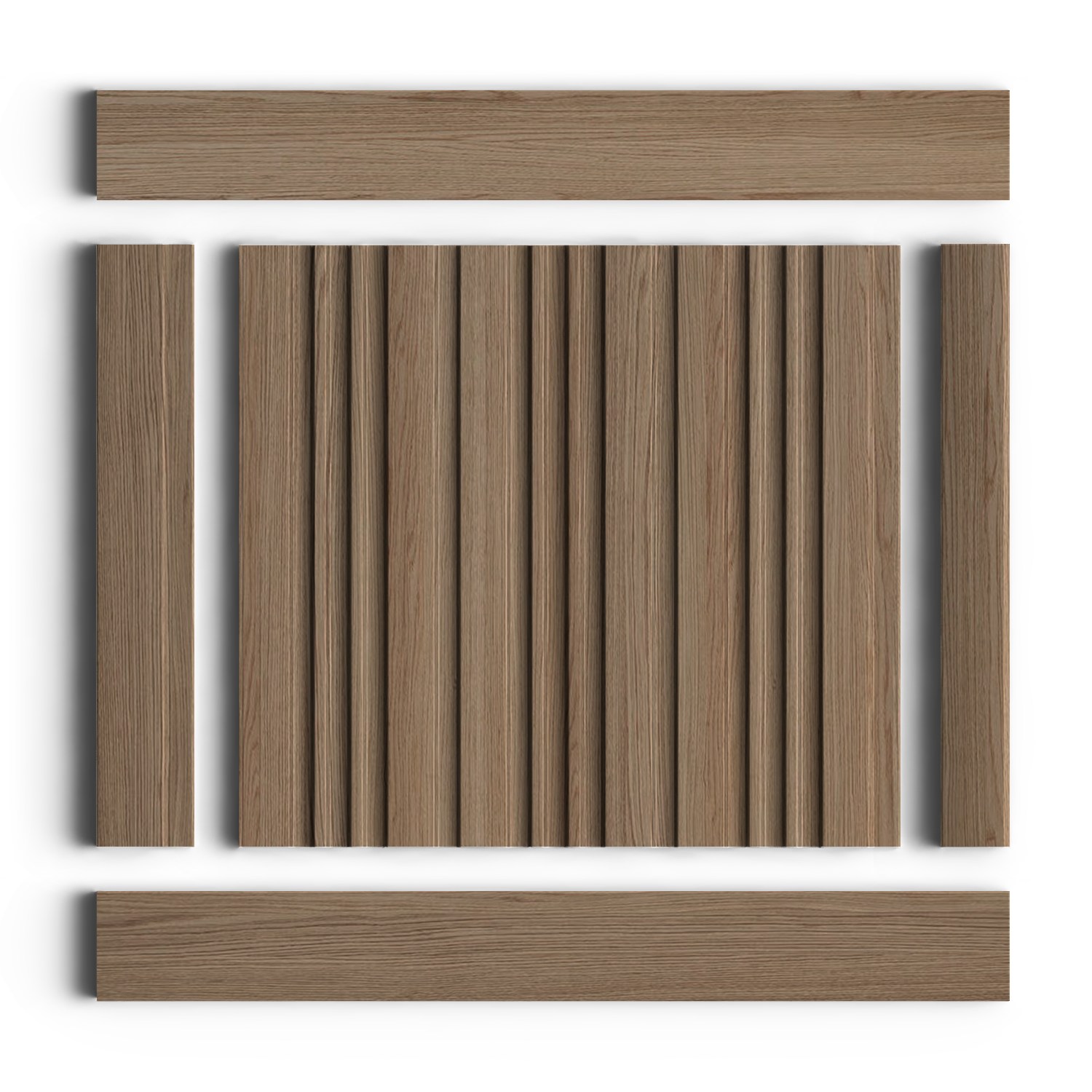 Стеновая панель из полистирола Hiwood LV121 BR417 2700×120×12