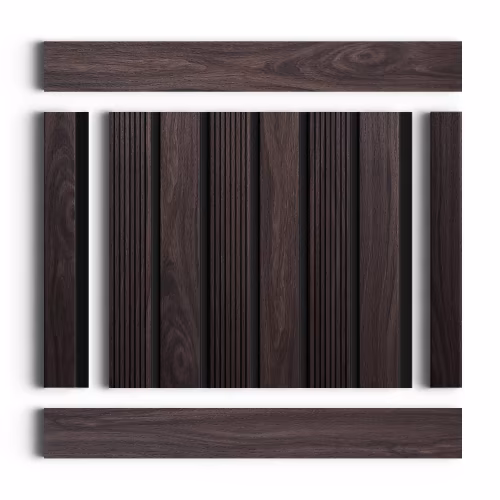Стеновая панель из полистирола Hiwood LV123 BR395K 2700×120×12