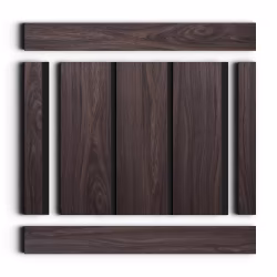 Стеновая панель из полистирола Hiwood LV127 BR395K 2700×120×12