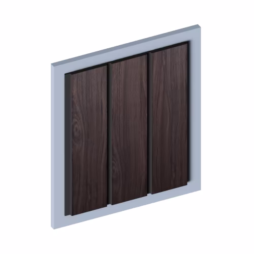 Стеновая панель из полистирола Hiwood LV127 BR395K 2700×120×12