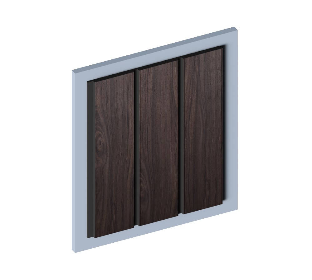 Стеновая панель из полистирола Hiwood LV127 BR395K 2700×120×12