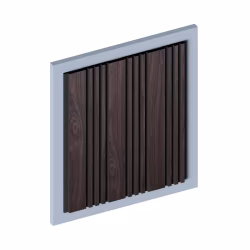 Стеновая панель из полистирола Hiwood LV128 BR395K 2700×120×12