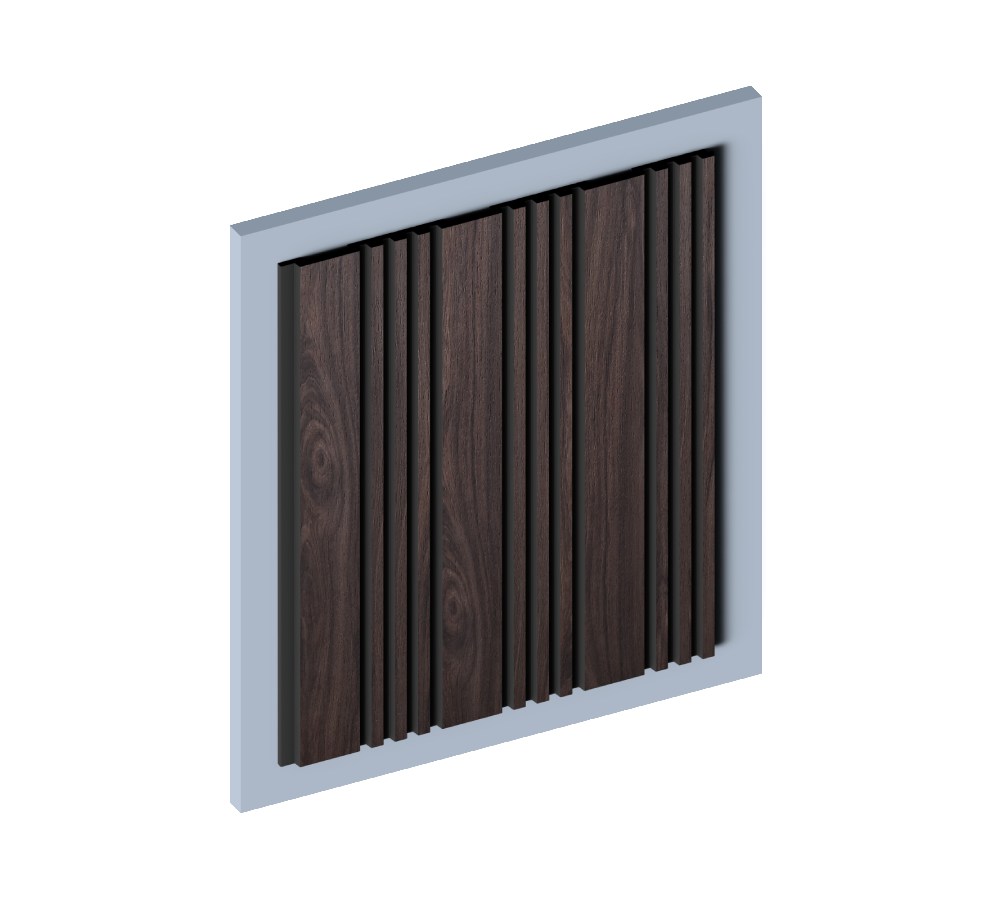 Стеновая панель из полистирола Hiwood LV128 BR395K 2700×120×12