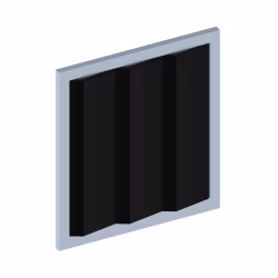 Стеновая панель из полистирола Hiwood LV141 BK 2700×116×17,5