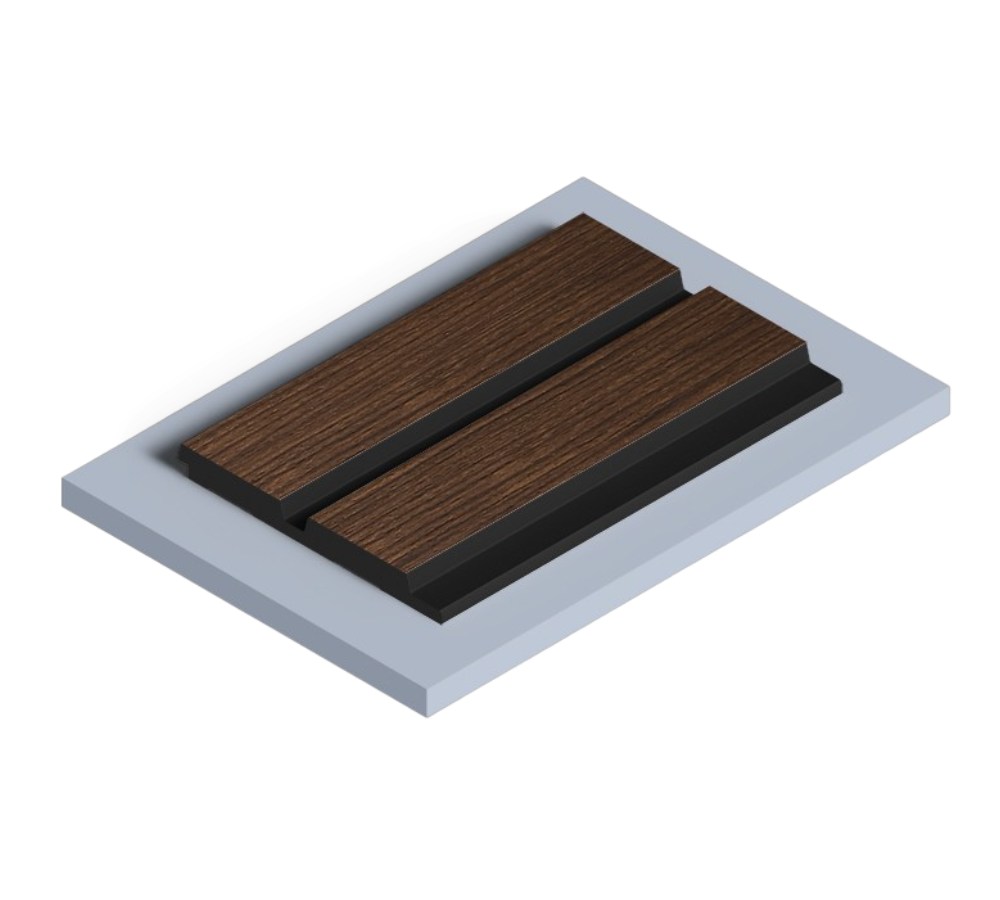 Стеновая панель из полистирола Hiwood LV123 BR396K 2700×120×12