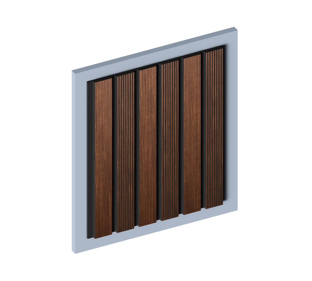 Стеновая панель из полистирола Hiwood LV123 BR396K 2700×120×12