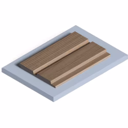 Стеновая панель из полистирола Hiwood LV123 BR417 2700×120×12