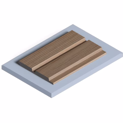 Стеновая панель из полистирола Hiwood LV123 BR417 2700×120×12