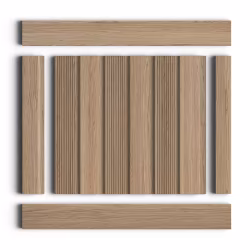 Стеновая панель из полистирола Hiwood LV123 BR417 2700×120×12