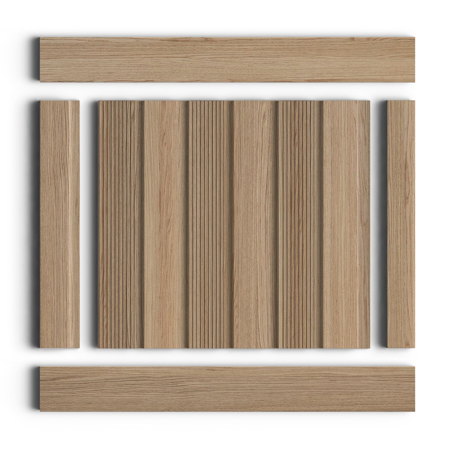 Стеновая панель из полистирола Hiwood LV123 BR417 2700×120×12