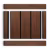 Стеновая панель из полистирола Hiwood LV127 BR396K 2700×120×12