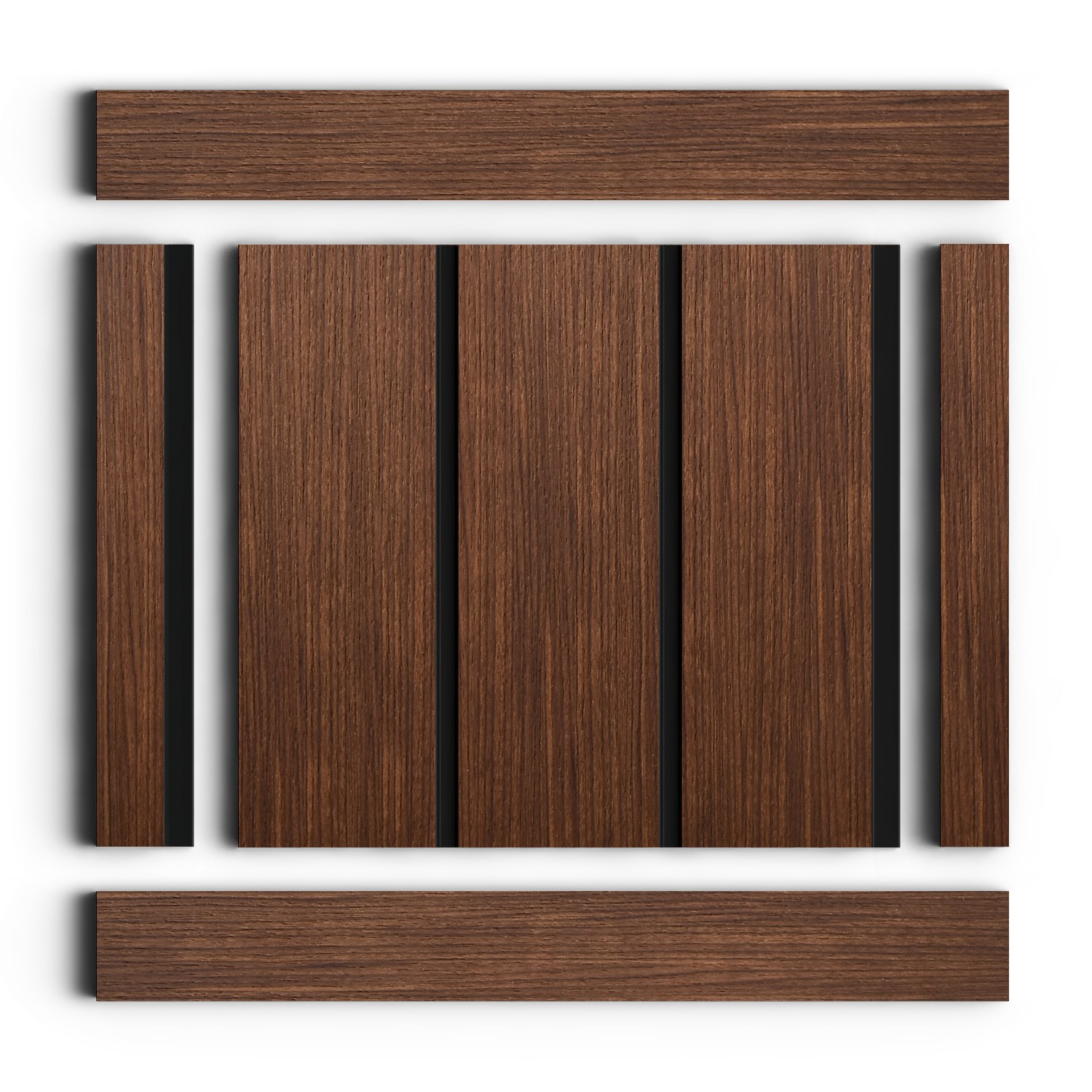 Стеновая панель из полистирола Hiwood LV127 BR396K 2700×120×12