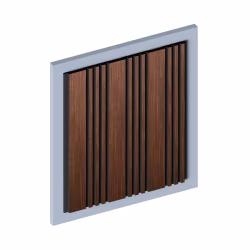 Стеновая панель из полистирола Hiwood LV128 BR396K 2700×120×12