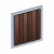 Стеновая панель из полистирола Hiwood LV128 BR396K 2700×120×12