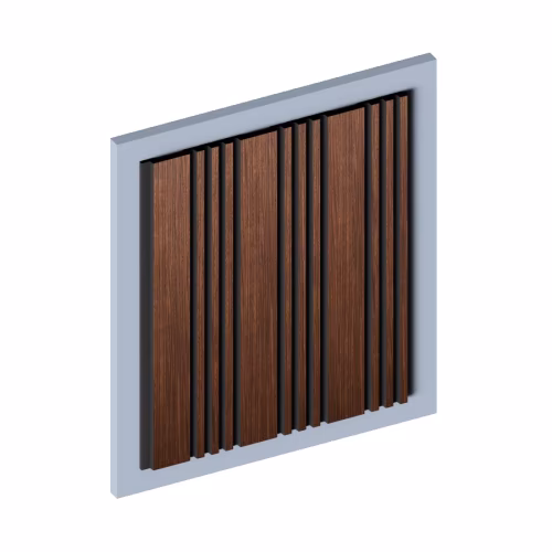 Стеновая панель из полистирола Hiwood LV128 BR396K 2700×120×12
