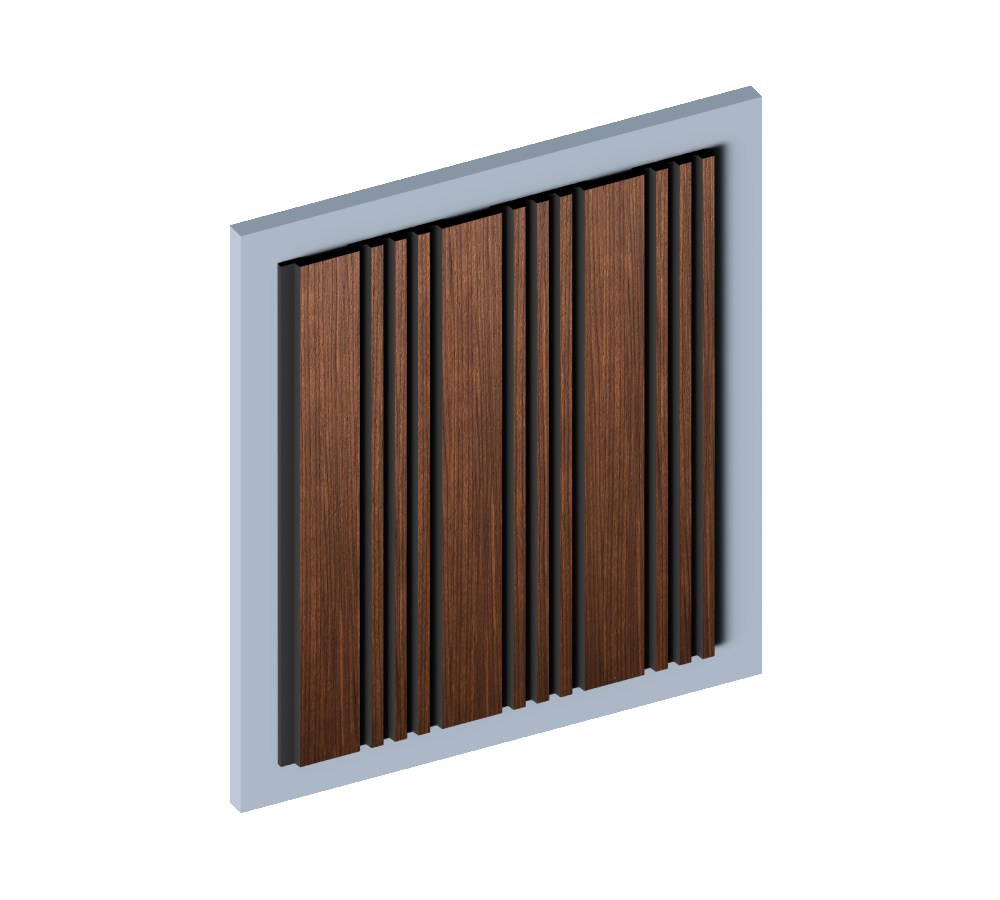 Стеновая панель из полистирола Hiwood LV128 BR396K 2700×120×12