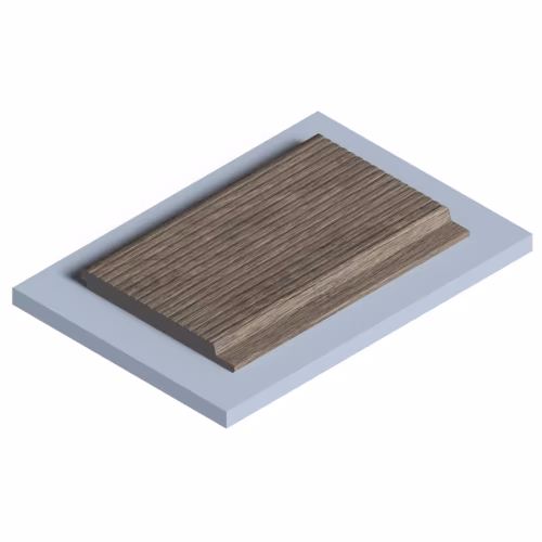 Стеновая панель из полистирола Hiwood LV127L BR490 2700×120×12