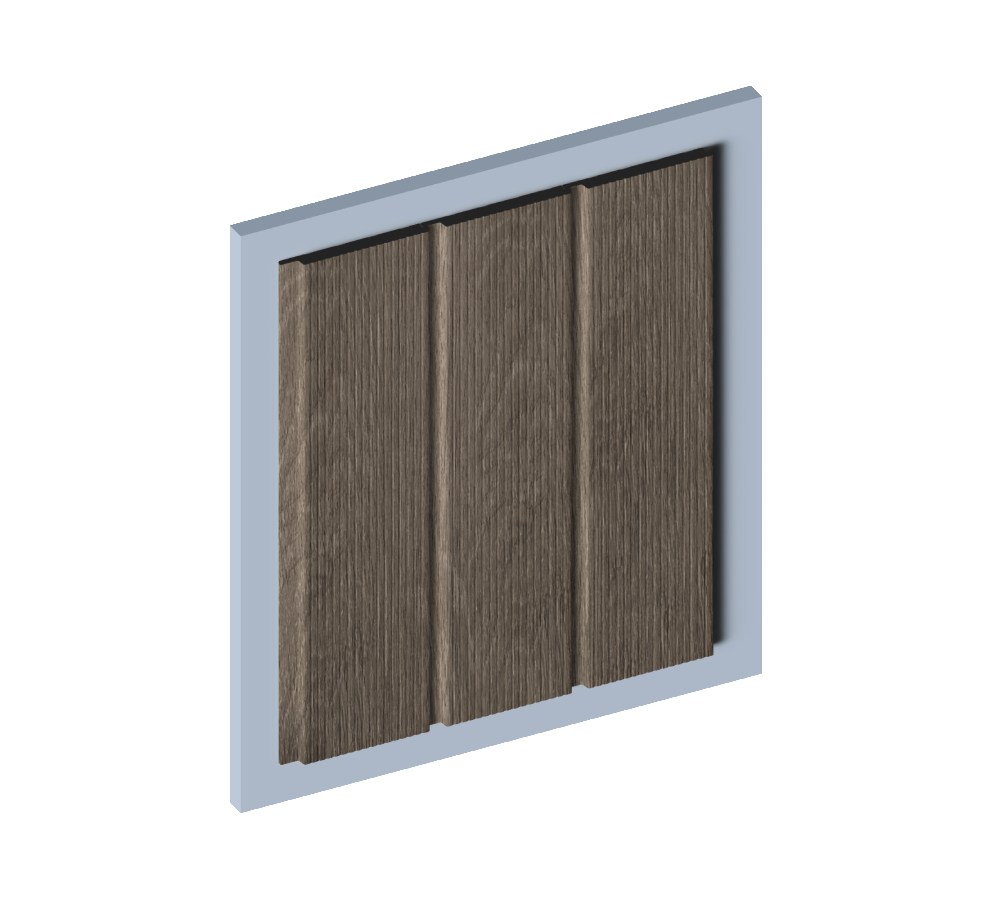 Стеновая панель из полистирола Hiwood LV127L BR490 2700×120×12