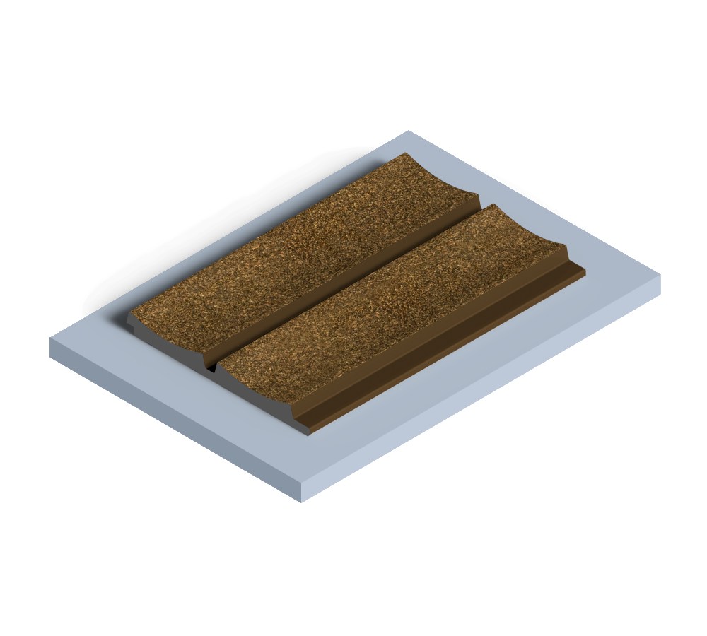 Стеновая панель из полистирола Hiwood LV125 G387 2700×120×12