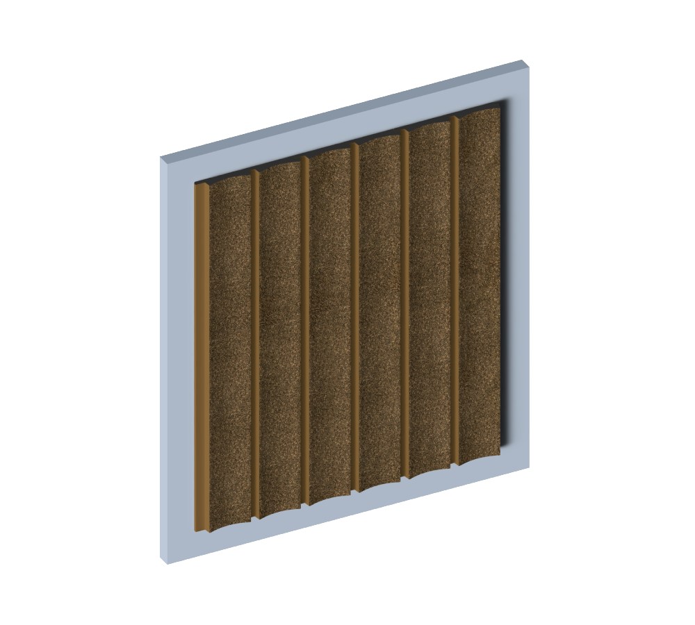 Стеновая панель из полистирола Hiwood LV125 G387 2700×120×12