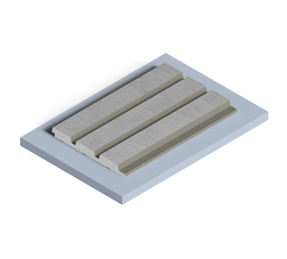 Стеновая панель из полистирола Hiwood LV124 S339S 2700×120×12