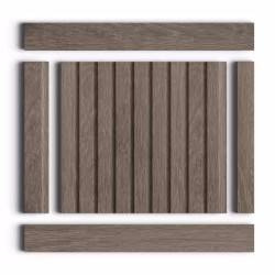 Стеновая панель из полистирола Hiwood LV124 BR490 2700×120×12