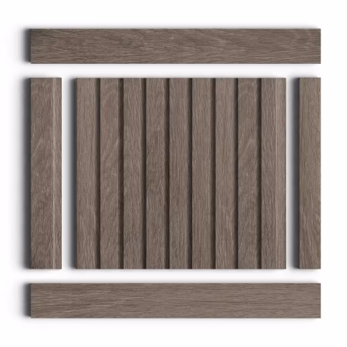 Стеновая панель из полистирола Hiwood LV124 BR490 2700×120×12