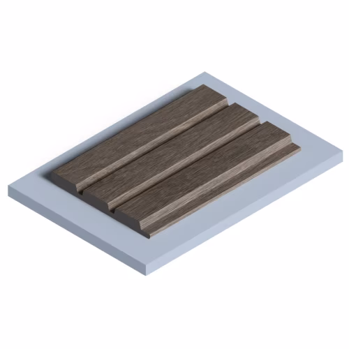 Стеновая панель из полистирола Hiwood LV124 BR490 2700×120×12