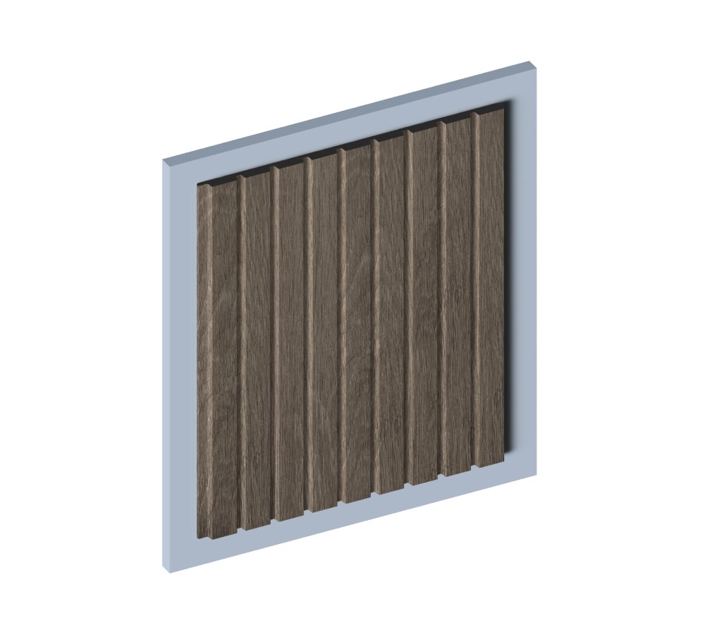 Стеновая панель из полистирола Hiwood LV124 BR490 2700×120×12