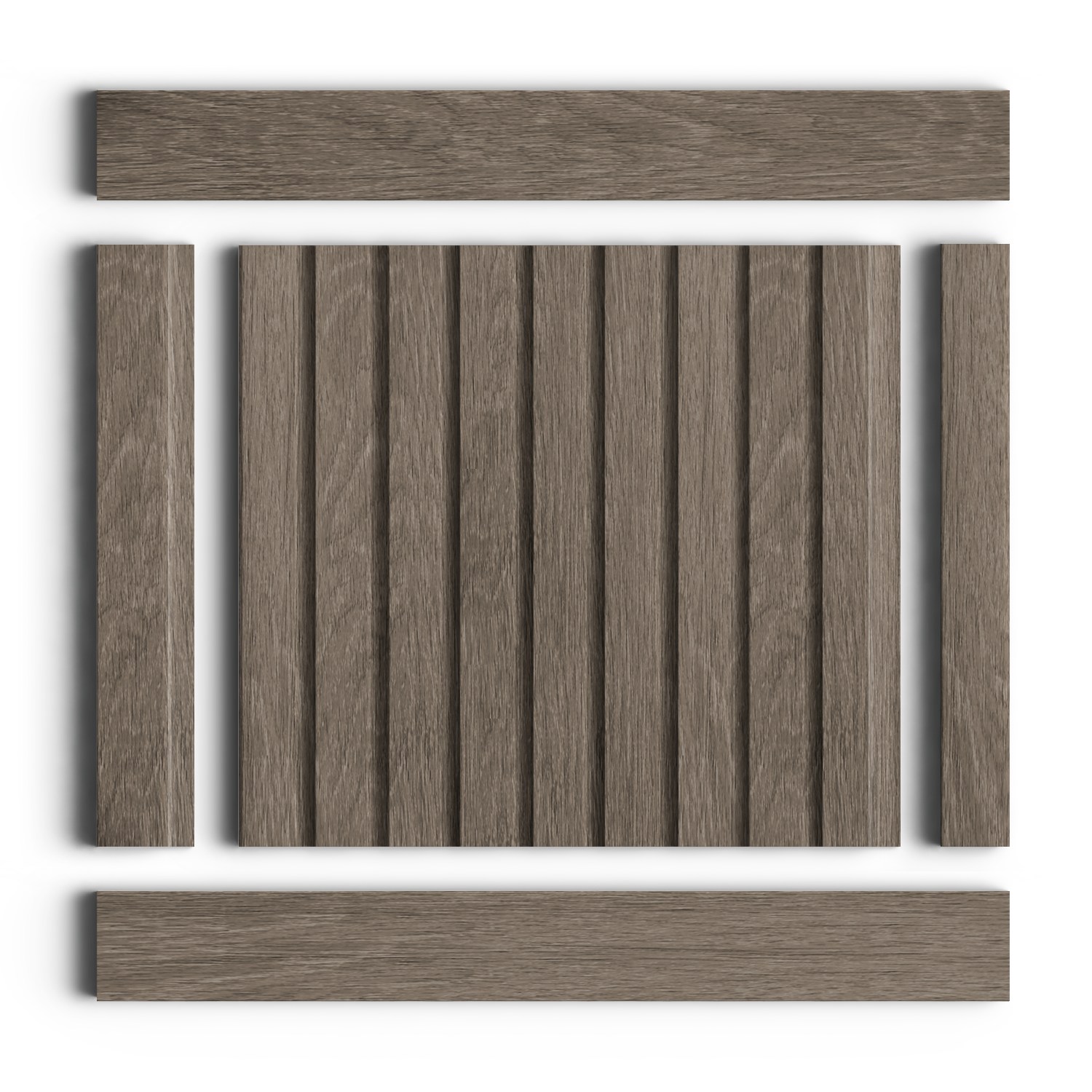 Стеновая панель из полистирола Hiwood LV124 BR490 2700×120×12