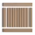 Стеновая панель из полистирола Hiwood LV124 BR417 2700×120×12