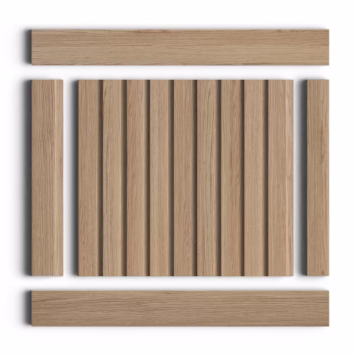Стеновая панель из полистирола Hiwood LV124 BR417 2700×120×12