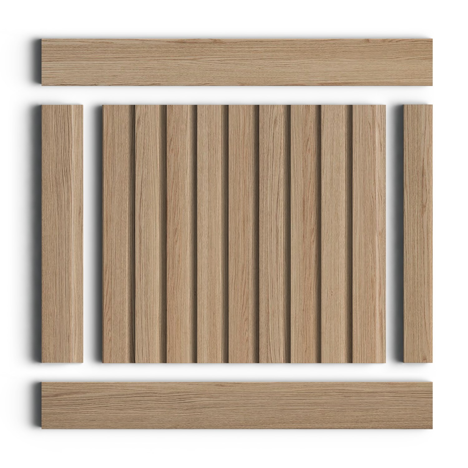 Стеновая панель из полистирола Hiwood LV124 BR417 2700×120×12