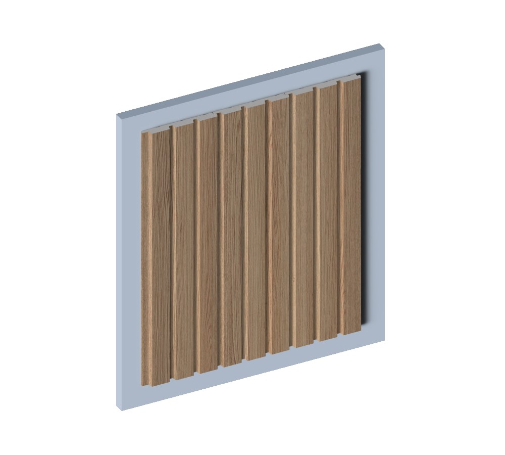 Стеновая панель из полистирола Hiwood LV124 BR417 2700×120×12