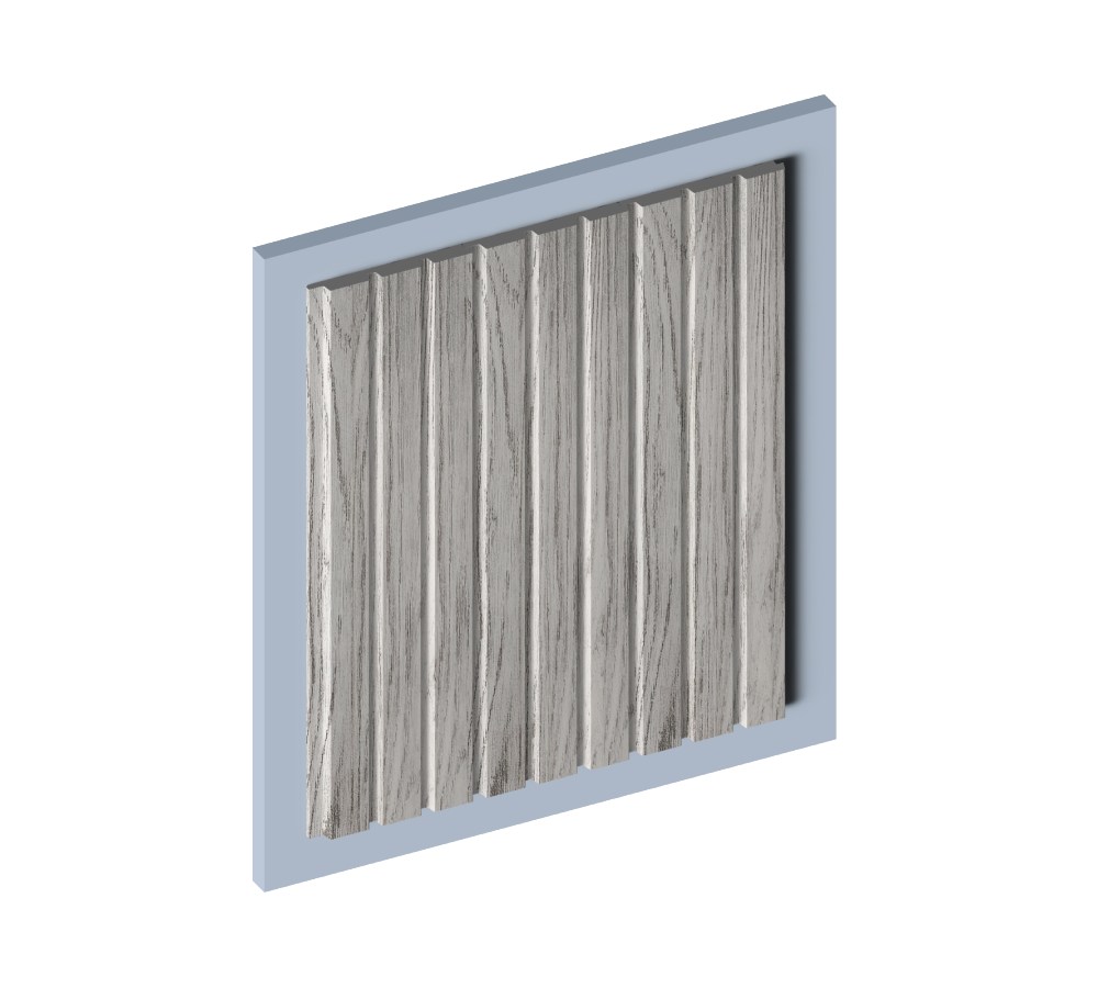 Стеновая панель из полистирола Hiwood LV124 GR24 2700×120×12