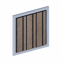 Стеновая панель из полистирола Hiwood LV133 BR490K 2700×120×12