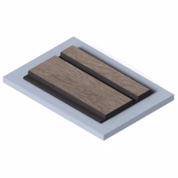 Стеновая панель из полистирола Hiwood LV133 BR490K 2700×120×12
