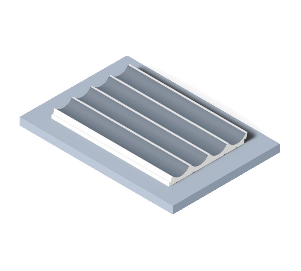 Стеновая панель из полистирола Hiwood LV139 BU29 2700×120×12